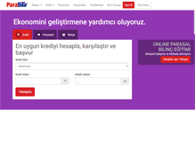 Tablet Screenshot of parabilir.com